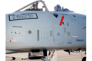 A-10C "Thunderbolt" Rescue Manual Canopy Handle Placard - Home Cockpit Shell Marking - 2 pcs A-10C "Thunderbolt" Rescue Manual Canopy Handle Placard - Home Cockpit Shell Marking - 2 pcs