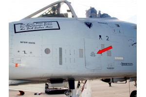 A10C "Thunderbolt" Warning Stand Clear Body Placards - Home Cockpit Shell Marking A10C "Thunderbolt" Warning Stand Clear Body Placards - Home Cockpit Shell Marking