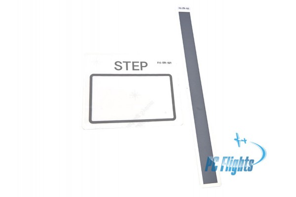 F-15C/E "Eagle" Safe Step Placard - Home Cockpit Shell Decal