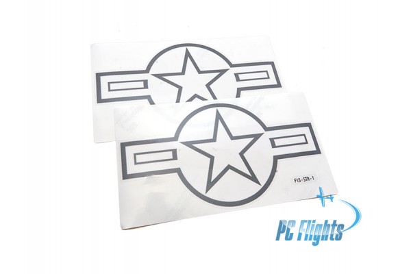 F-15C/E "Eagle" USA Military Aircraft National Insignia Body Roundel Decal - 2 pcs F-15C/E "Eagle" USA Military Aircraft National Insignia Body Roundel Decal - 2 pcs