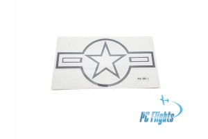 F-15C/E "Eagle" USA Military Aircraft National Insignia Body Roundel Decal - 2 pcs F-15C/E "Eagle" USA Military Aircraft National Insignia Body Roundel Decal - 2 pcs