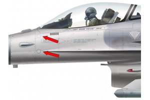 F-16C "Viper" Aircraft Body Placards - Home Cockpit Shell Marking F-16C "Viper" Aircraft Body Placards - Home Cockpit Shell Marking