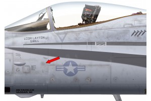 F18C "Hornet" Chaff Disp Safety Switch Placard - Home Cockpit Shell Decal