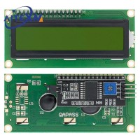 1602 LCD Display Module (16 x 2 characters) - Green with IIC/I2C Interface