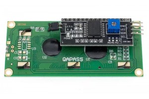 1602 LCD Display Module (16 x 2 characters) - Green with IIC/I2C Interface