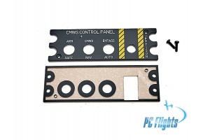 AH-64 "Apache" CMWS Control Panel Cockpit Part