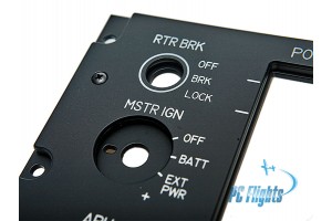 AH 64 "Apache" Pilot Power Lever Quadrant Panel Cockpit Part