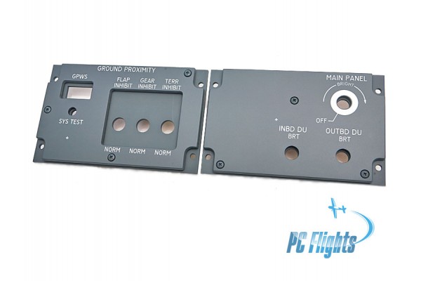 BOEING 737NG Copilot Display Brightness Control and GPWS Panels