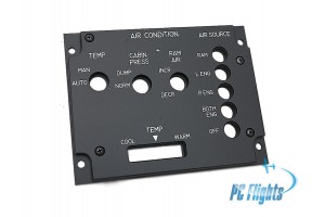 F-14 "Tomcat" Air Conditioning Control Panel - Home Cockpit Module