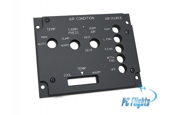 F-14 "Tomcat" Air Conditioning Control Panel - Home Cockpit Module