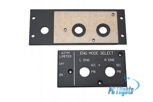 F-14 "Tomcat" Engine Mode Select Panel - Home Cockpit part