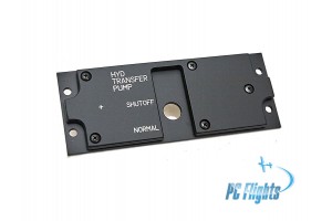 F14 "Tomcat" Hydraulic Transfer Pump Switch Panel - Flight Sim Module