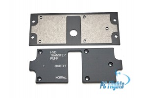 F14 "Tomcat" Hydraulic Transfer Pump Switch Panel - Flight Sim Module