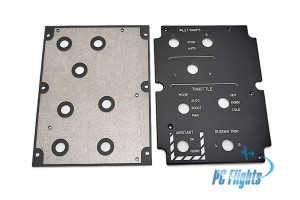 F-14 "Tomcat" Inlet Ramps Throttle Control Panel - Home Cockpit Part