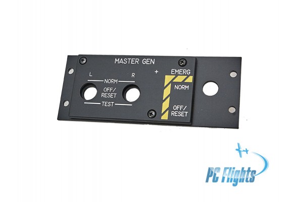 F14 "Tomcat" Master Generator Control Panel - Flight Sim Module