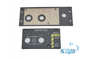 F14 "Tomcat" Master Generator Control Panel - Flight Sim Module