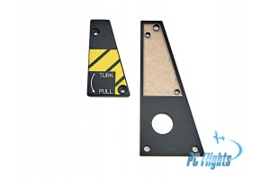 F15E "Eagle" Emergency Vent Handle Panel Cockpit Module