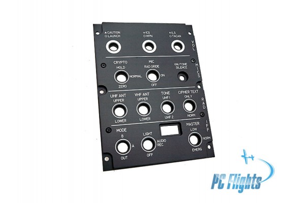 F15E Eagle Remote Intercommunications Control Panel Home Cockpit Module