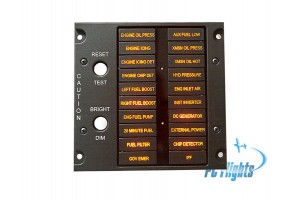 UH-1 "Huey" / "Iroquois" Caution Lights Home Cockpit Module / Panel