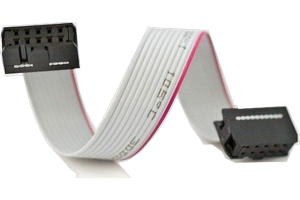 10-way Flat Ribbon Cable with IDC Connectors (25 cm)