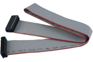 20-way Flat Ribbon Cable with IDC Connectors (25 cm)