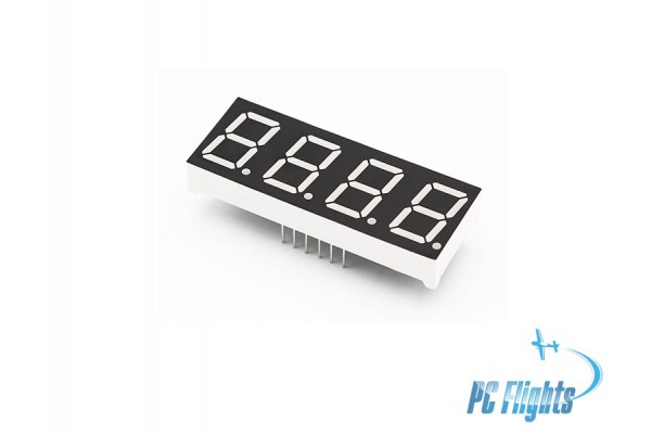 4 Digits 7-Segment LED Display 0.3" - Green