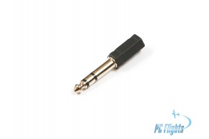 Adapter 6.5mm Stereo Plug to 3.5mm Stereo Socket