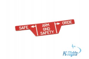 A-10C "Thunderbolt" / "Warthog"  Arm GND Safety Panel Sticker