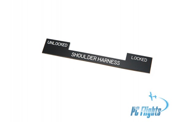 A10 "Thunderbolt / Warthog" SHOULDER HARNESS Handle Cockpit Nameplate