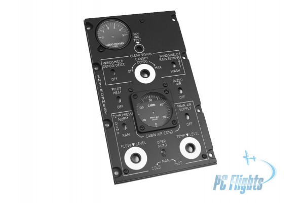 A 10 Thunderbolt / Warthog Environment Flight Sim Panel
