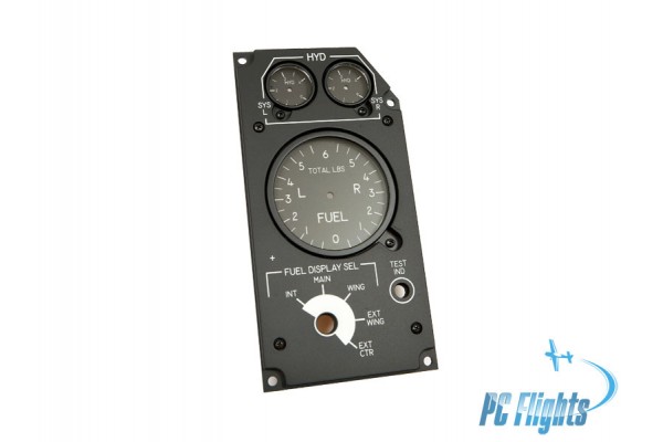 A10C "Thunderbolt" / "Warthog" Fuel and Hydraulic Flight Sim Panel