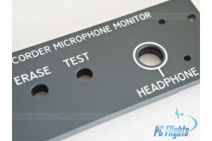 B737NG FWD Overhead Autenticator & Cockpit Voice Recorder Panels