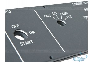 Boeing 737 FWD Overhead Exterior Lights Control Cockpit Panel