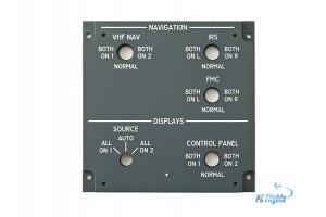 Boeing737NG FWD Overhead Navigation Home Cockpit Panel