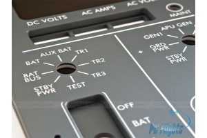 B737 FWD Overhead Electrical Display & Control Cockpit Panel