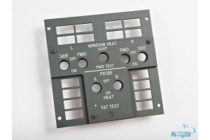 Boeing 737NG FWD Overhead Windshield & Pitot Heat Control Panel