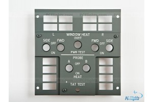 Boeing 737NG FWD Overhead Windshield & Pitot Heat Control Panel