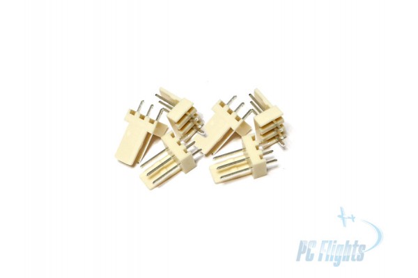 3-pin 2.54mm Connector (Male) (Set of 6)