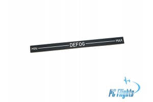 F16 "Viper" DEFOG Min/Max Handle Nameplate