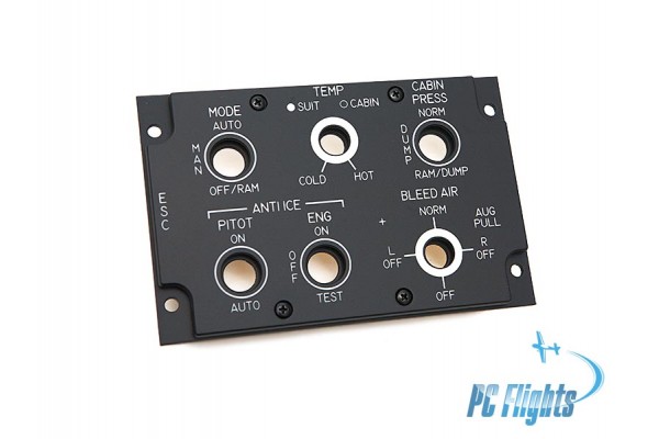 F/A 18 "Hornet" Environmental Systems Control Panel Cockpit Part