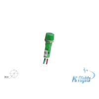 Indicator Light Green with LED 3V