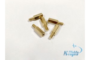 M3x10mm+6mm Spacer Screw-Nut Hex Column (Male-Female) - Set of 5