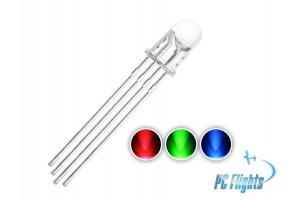 LED RGB 5mm Water Clear