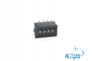 Thumbwheel Rotary Switch - 4 Port 10 Positions