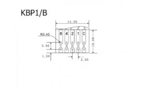 Pushwheel Decimal Switch - 4 Port 10 Positions