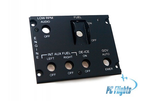 UH 1 "Huey" Engine Control Flight Simulator Home Cockpit Panel