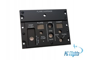 UH1H "Huey" / "Iroquois" Flare Control Home Cockpit Panel