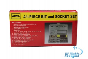 Portable Screwdriver 41 piece Bit and Socket Set
